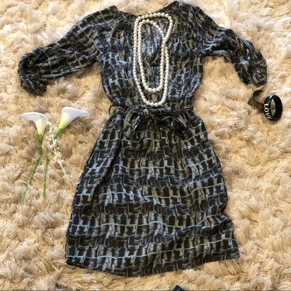 Anthropologie Fei Gran Sanaba Silk Dress 🌿